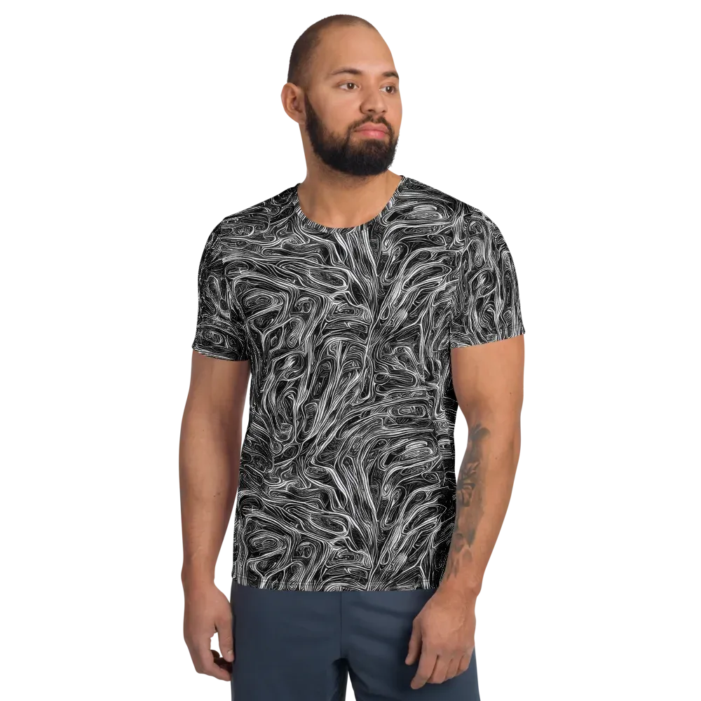 Liquid Timber on Men's Athletic T-Shirt — Front