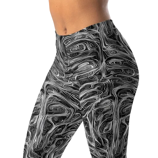 Liquid Timber on a Leggings