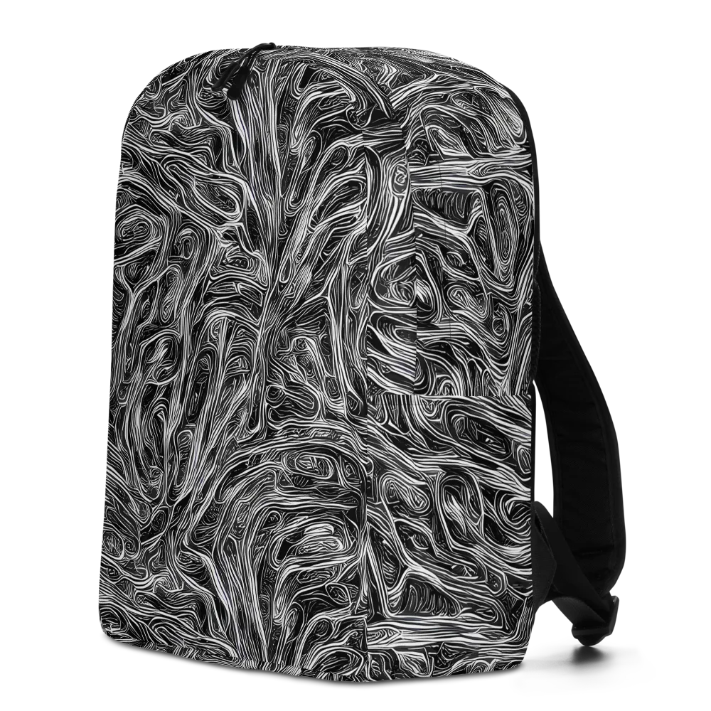 Liquid Timber on Minimalist Backpack — Left