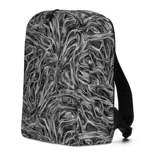 Liquid Timber on a Minimalist Backpack