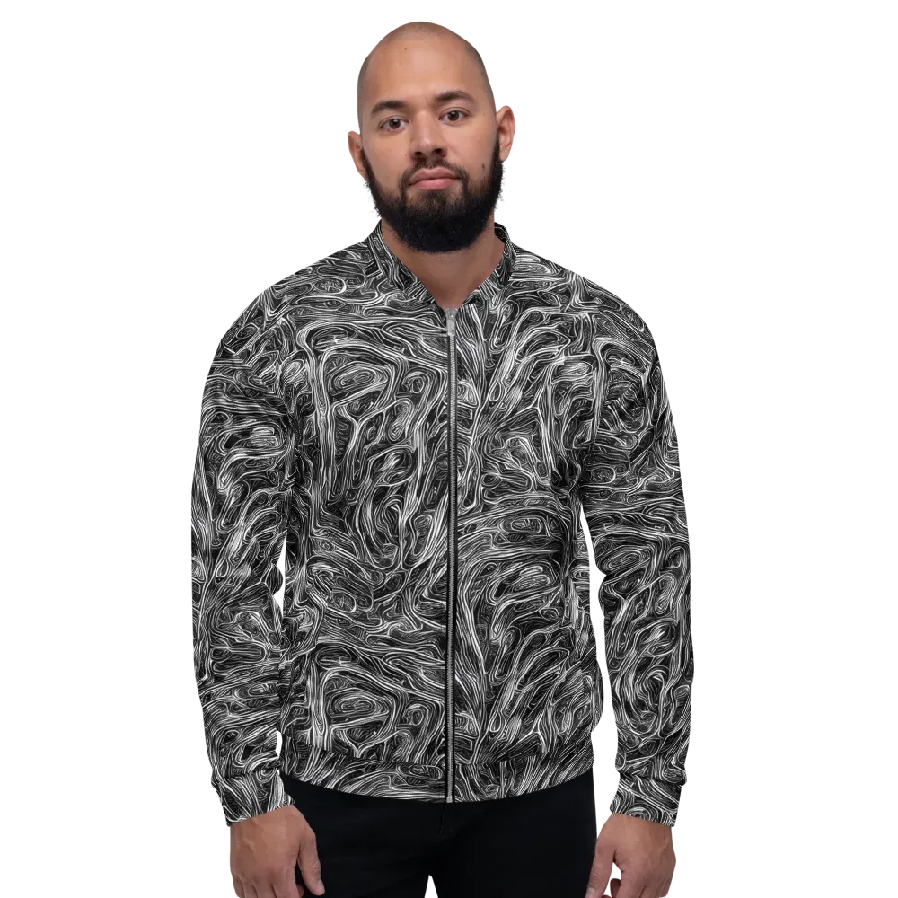Liquid Timber on Bomber Jacket — Front