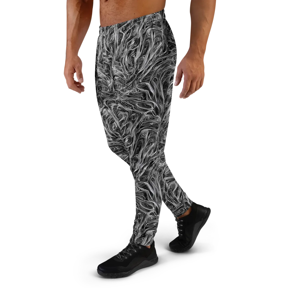 Liquid Timber on Men's Joggers — Left