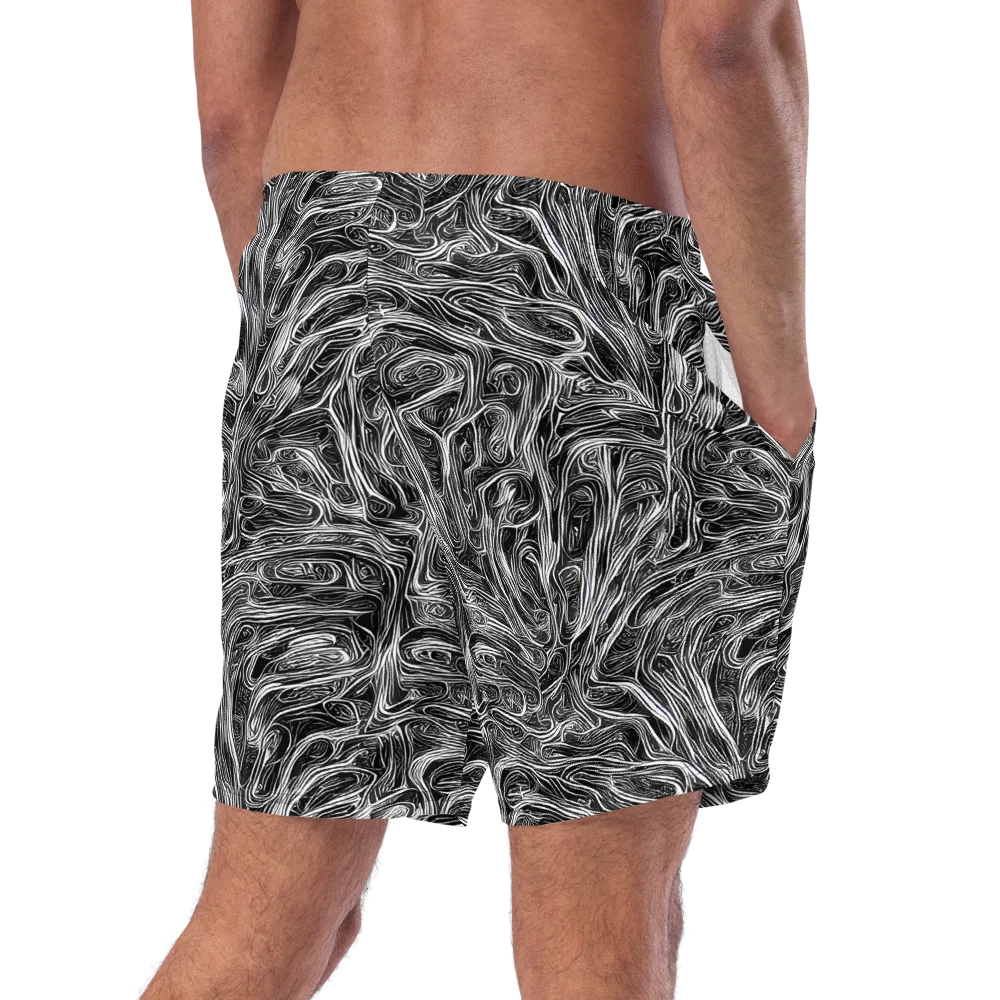 Liquid Timber on Swim Trunks — Right Back
