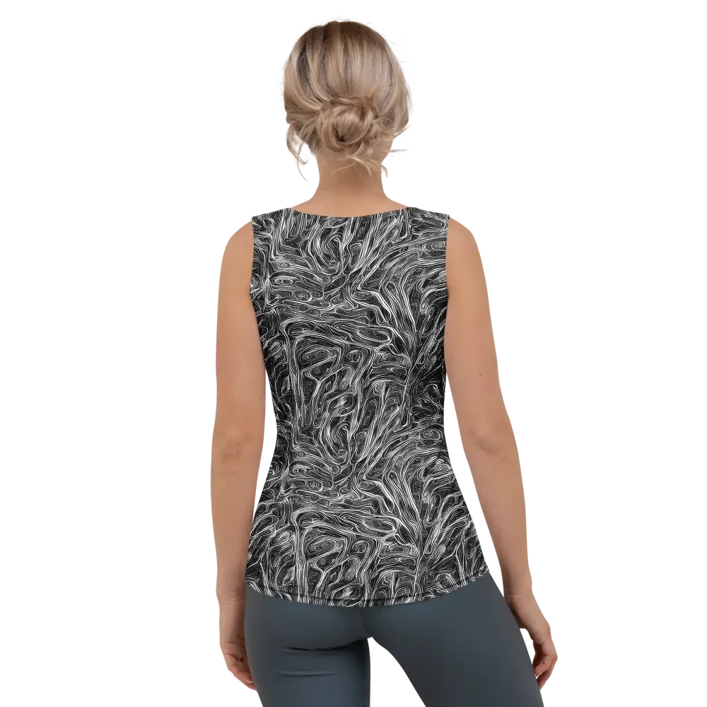 Liquid Timber on Women's Tank Top — Back