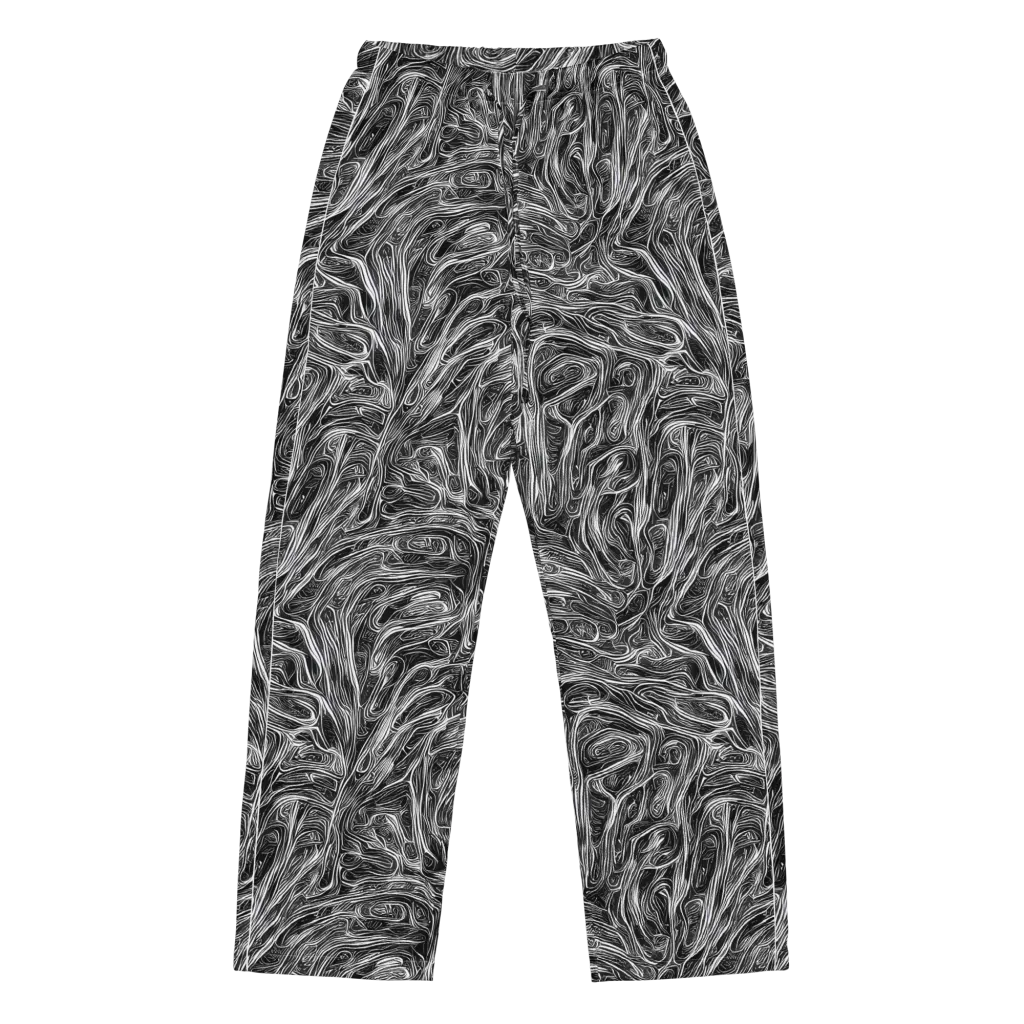 Liquid Timber on Women's Pajama Pants — Front