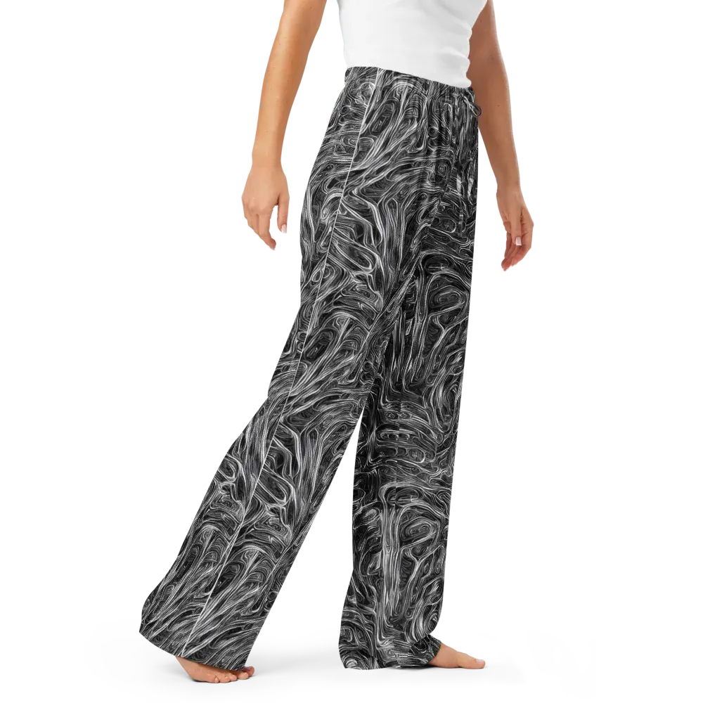 Liquid Timber on Women's Pajama Pants — Right Front