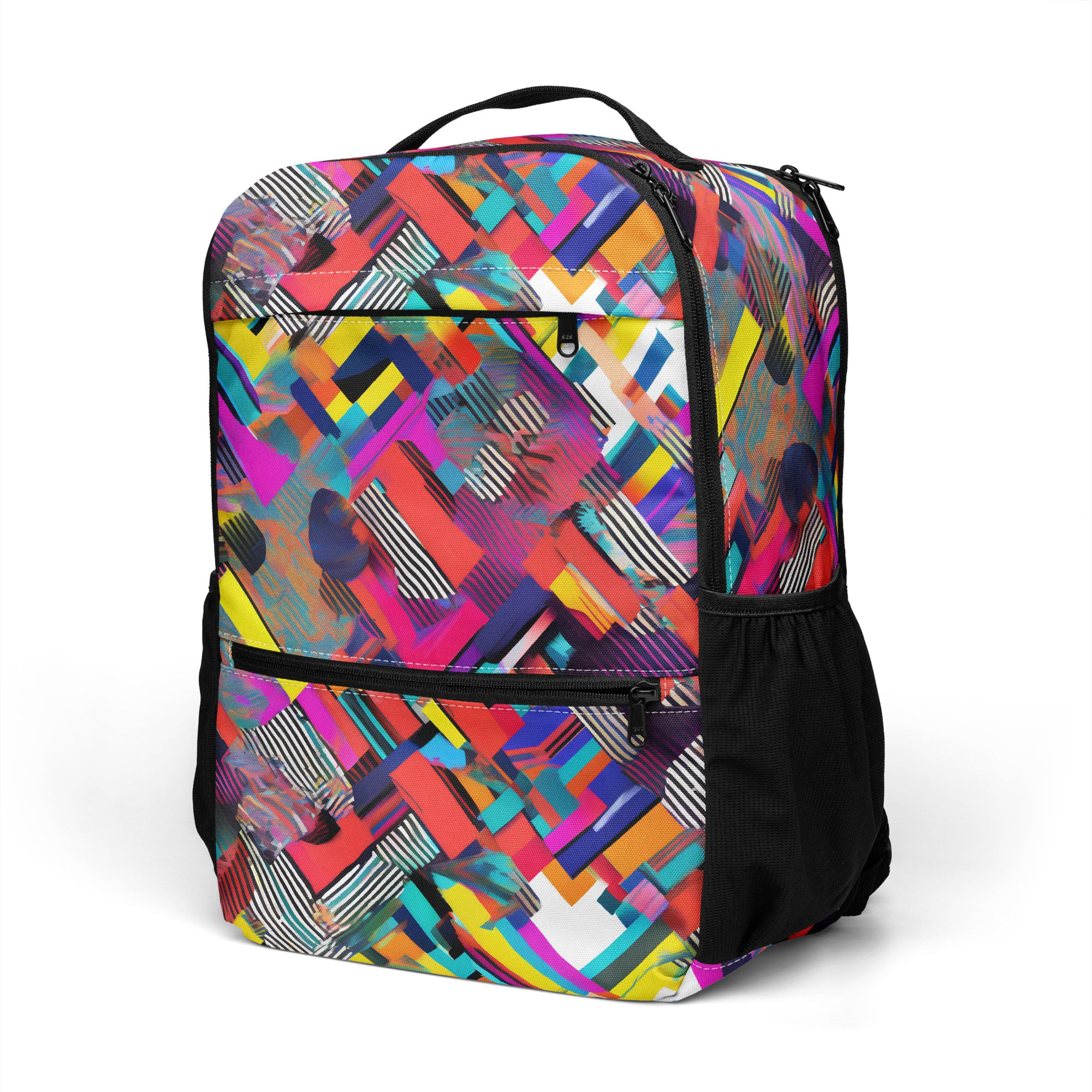Chromatic Collision on Utility Backpack — Left Front