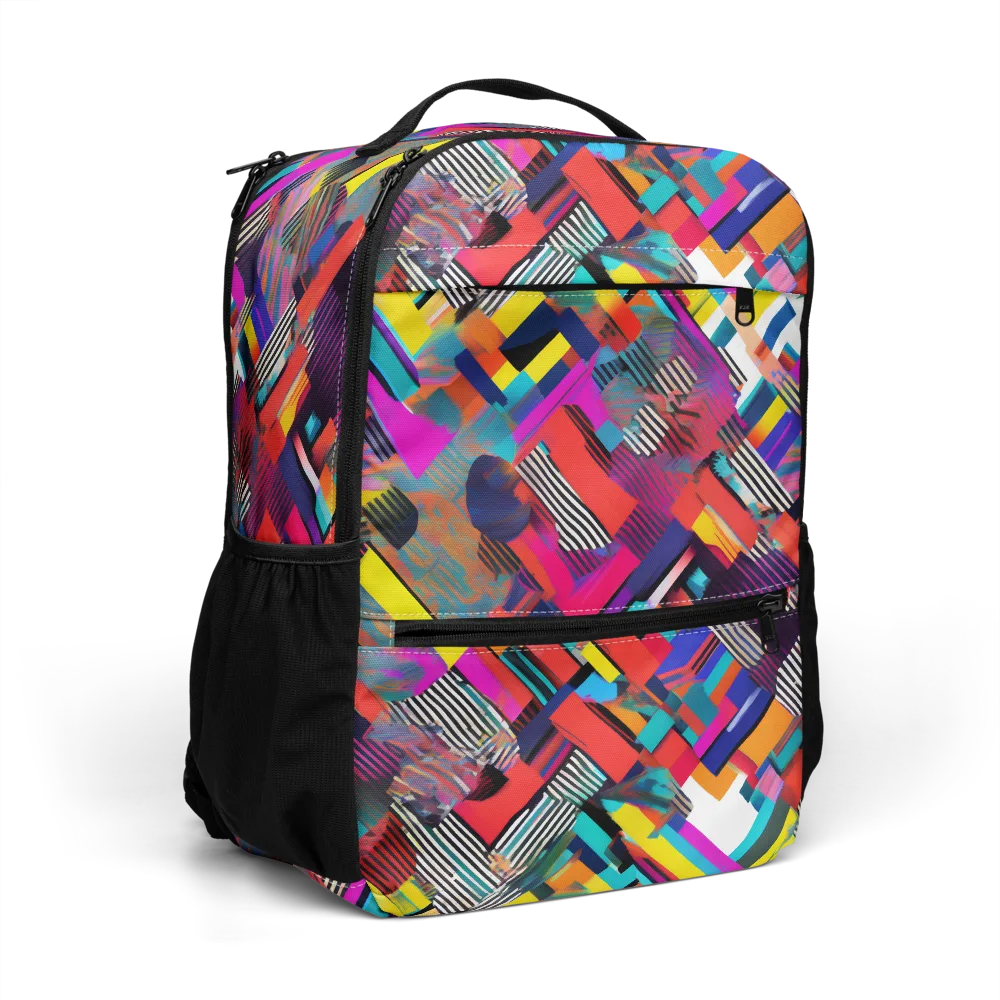 Chromatic Collision on Utility Backpack — Right Front