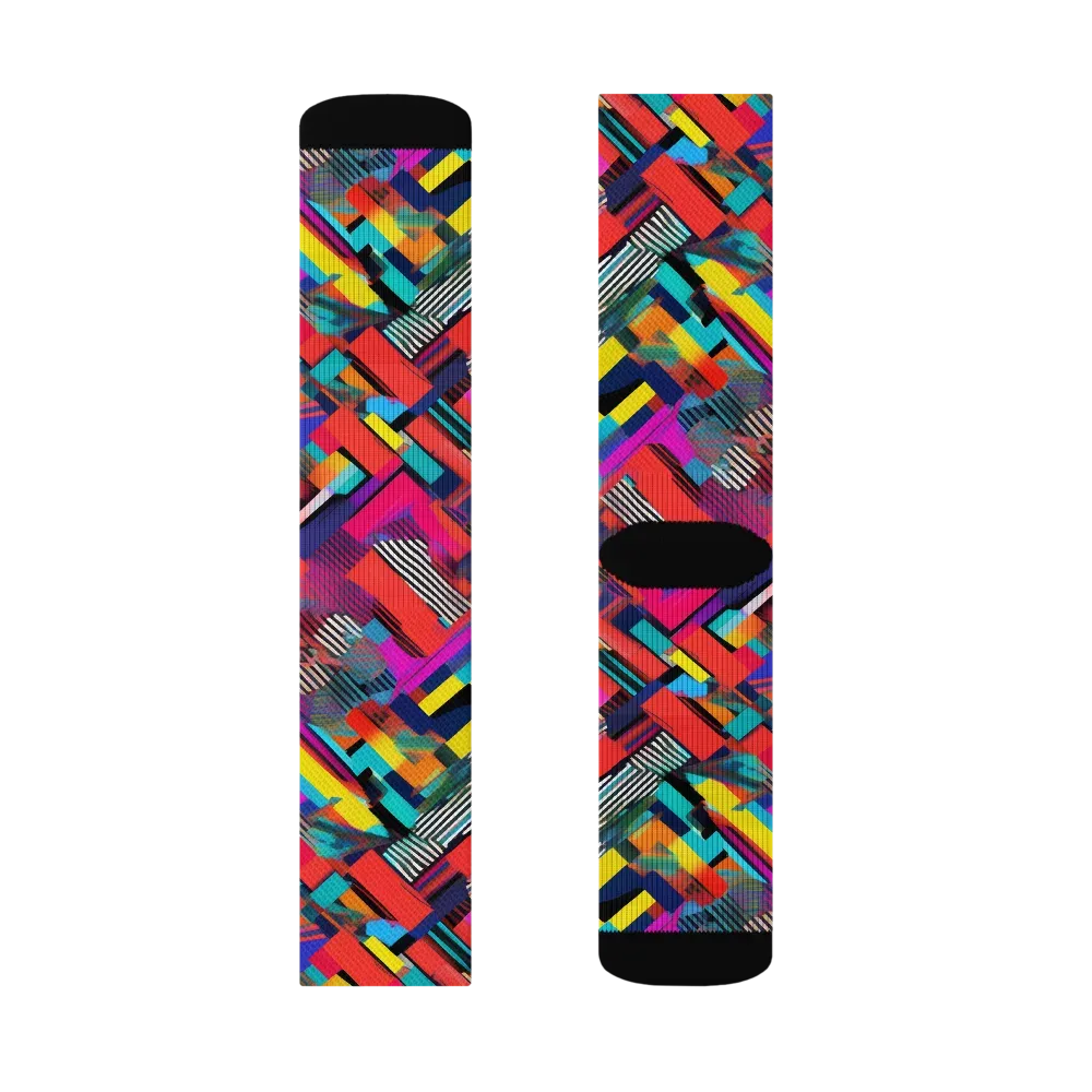 Chromatic Collision on Socks — Right Sock