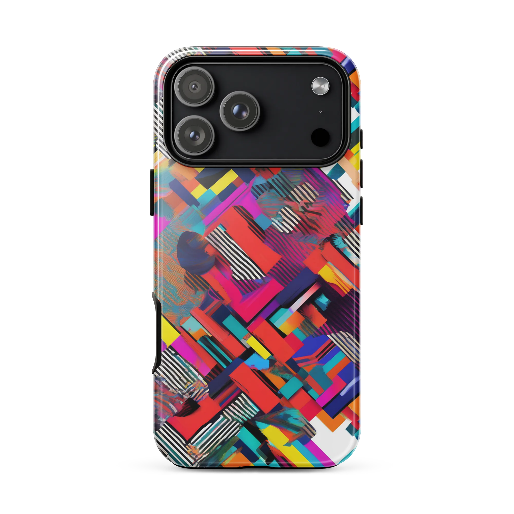 Chromatic Collision on Tough Case for iPhone® — Front