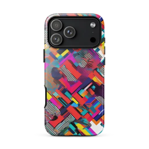 Chromatic Collision on a Tough Case for iPhone®