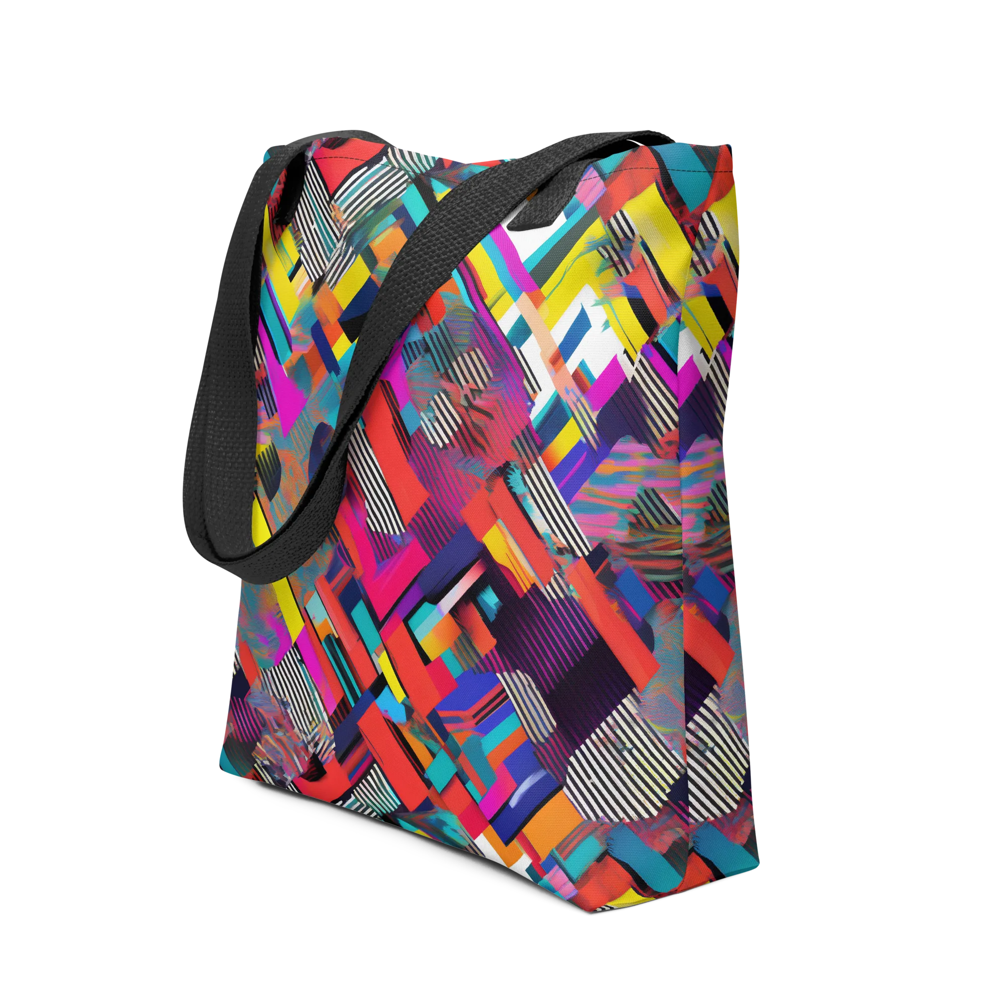 Chromatic Collision on Tote Bag — Front