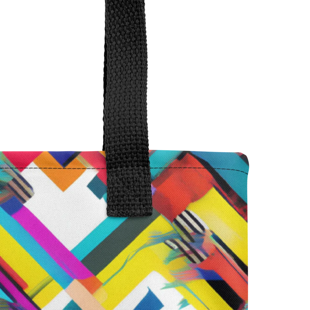 Chromatic Collision on Tote Bag — Product details