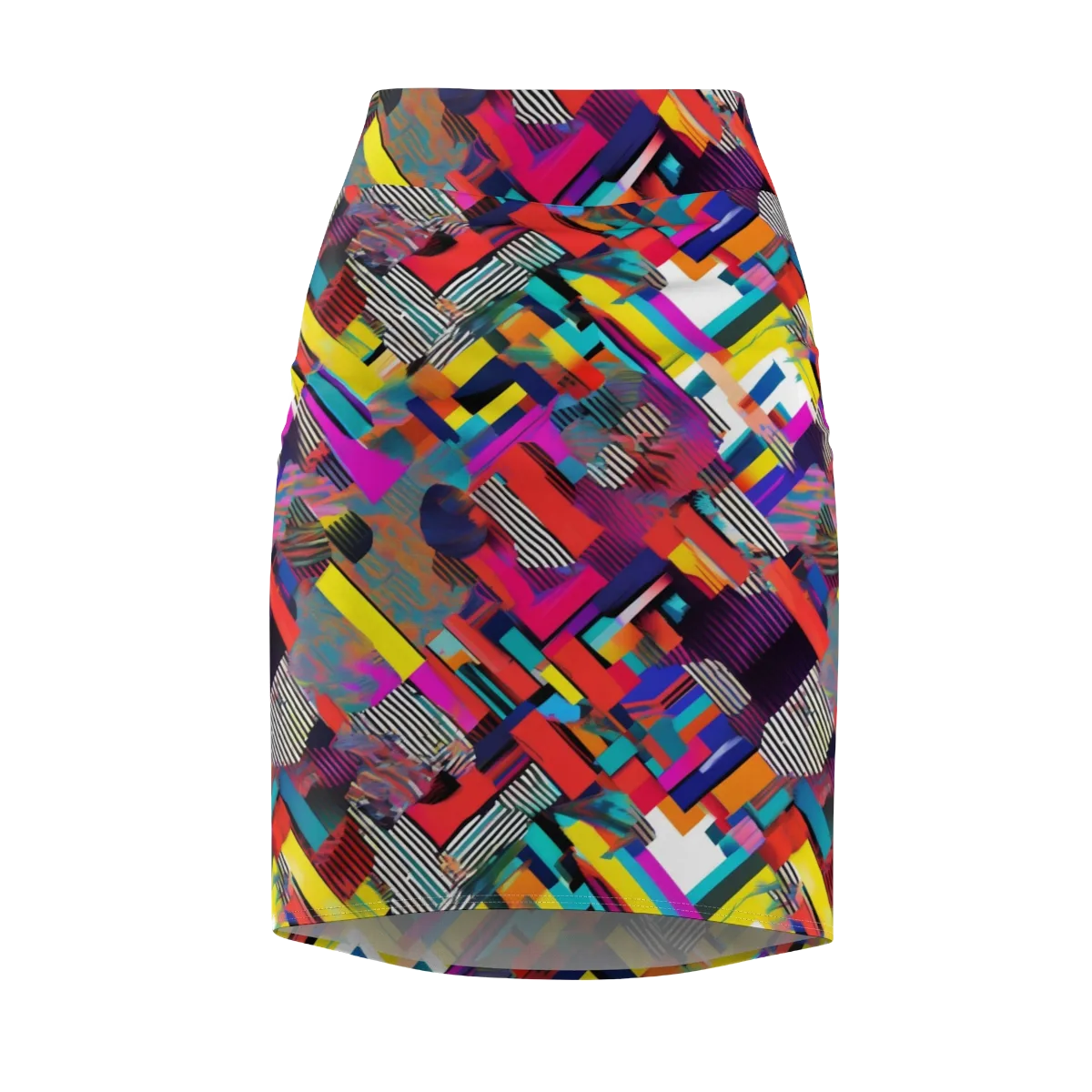 Chromatic Collision on Pencil Skirt — Front