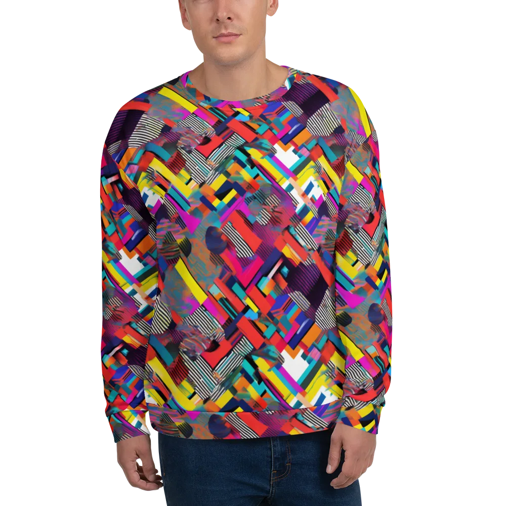 Chromatic Collision on Sweatshirt — Front