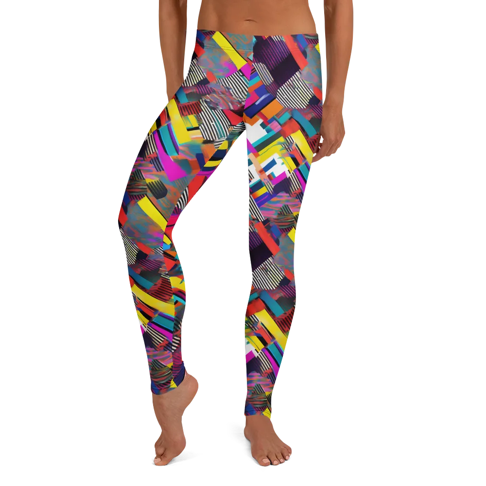 Chromatic Collision on Leggings — Front