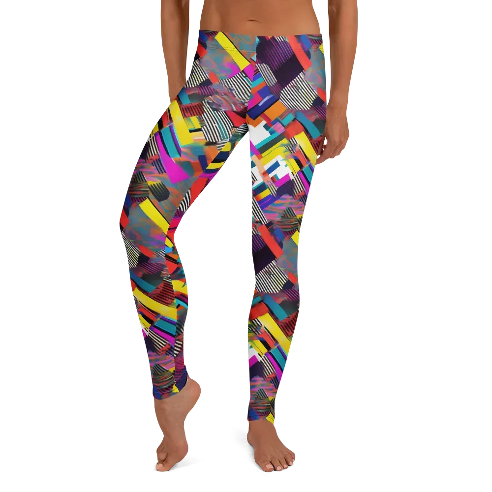 Chromatic Collision on Leggings — Front