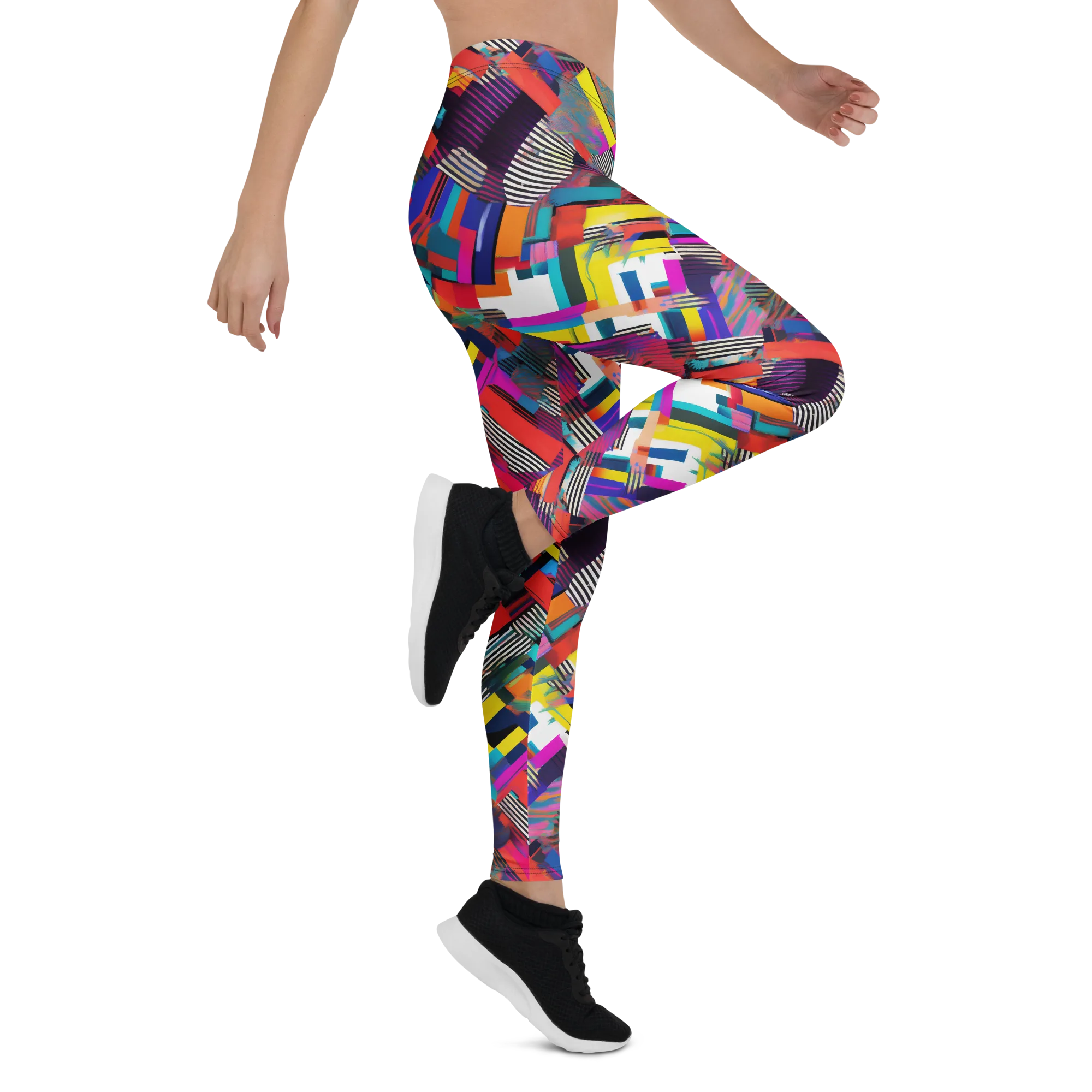 Chromatic Collision on Leggings — Right