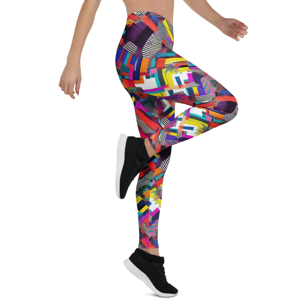 Chromatic Collision on Leggings — Right