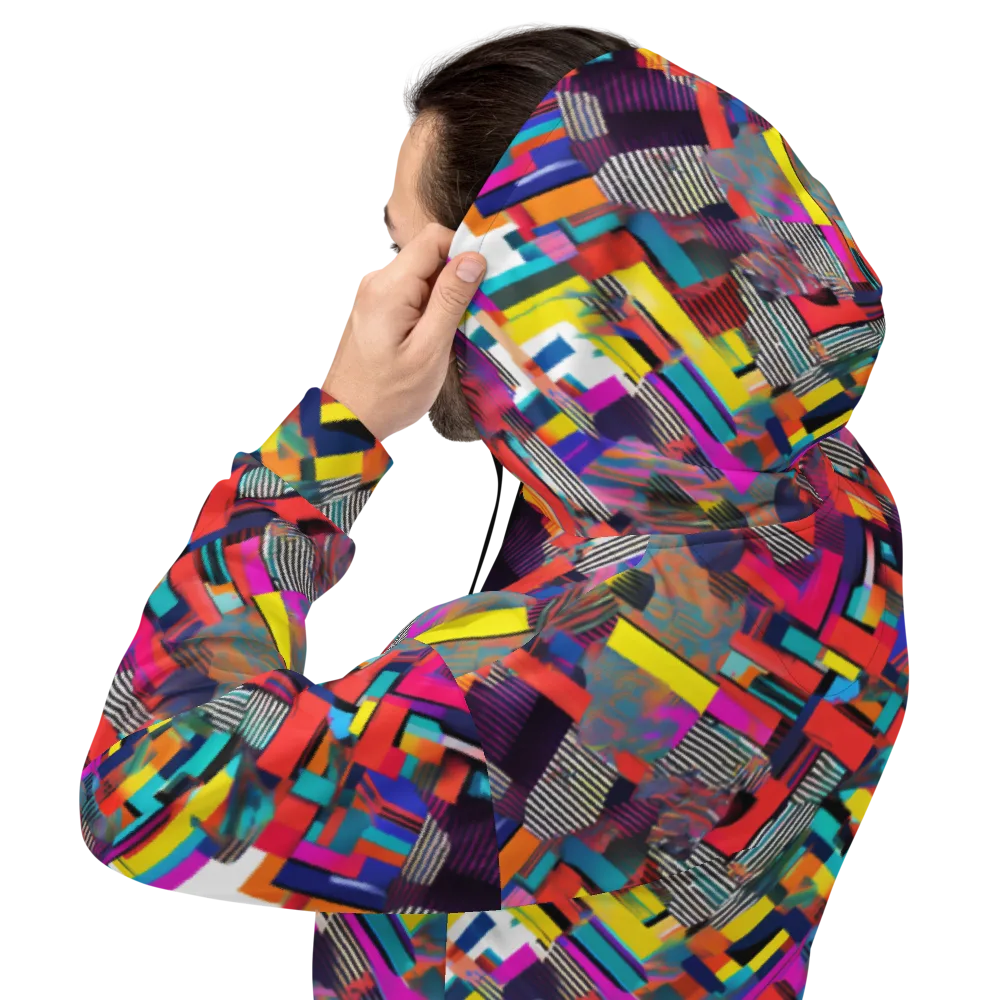 Chromatic Collision on Hoodie — Back