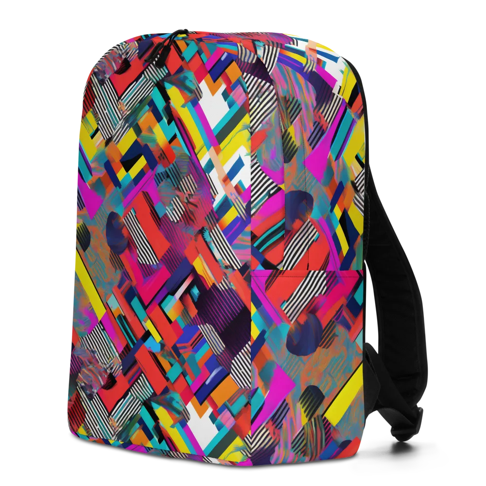 Chromatic Collision on Minimalist Backpack — Left