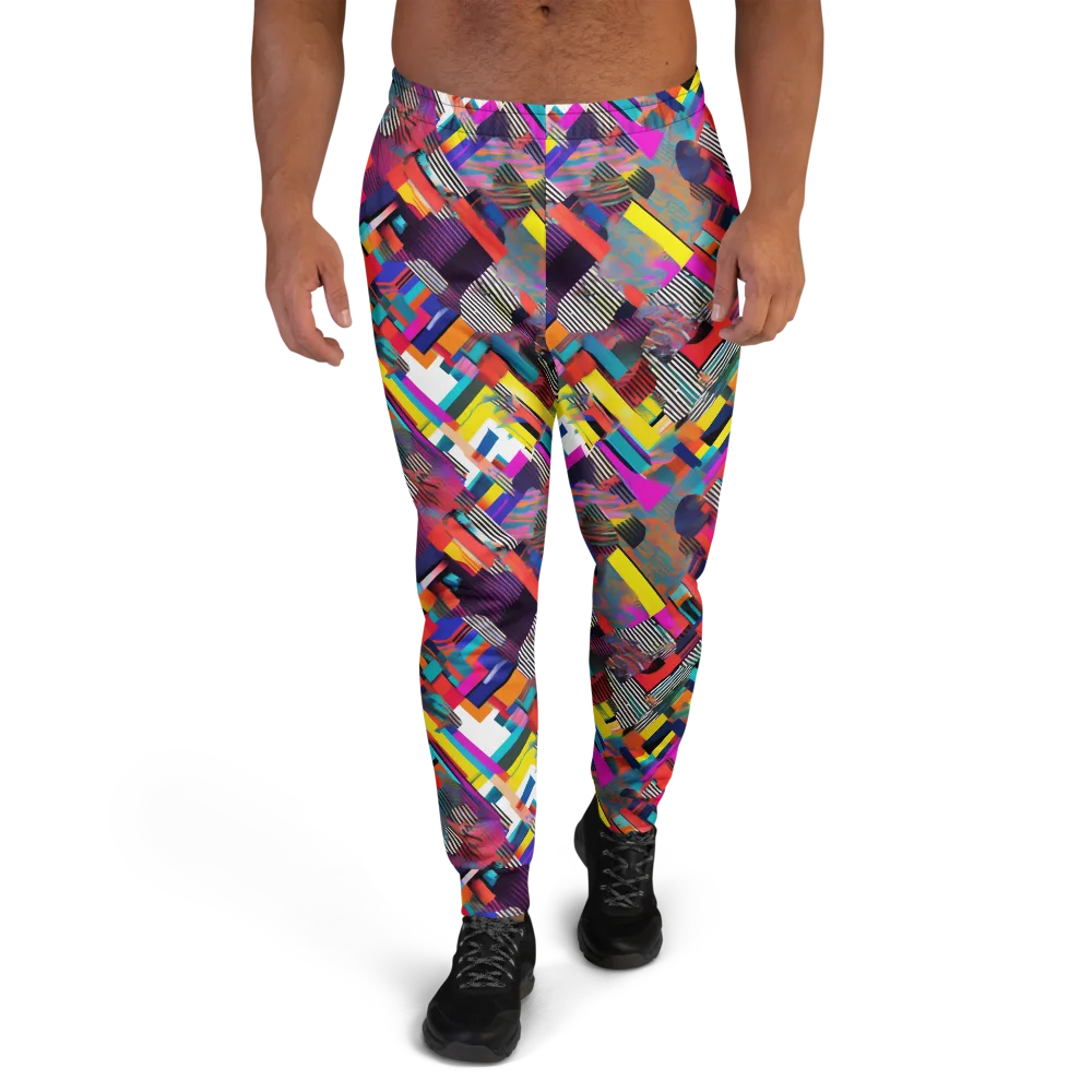 Chromatic Collision on Men's Joggers — Front