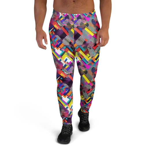 Chromatic Collision on a Men's Joggers