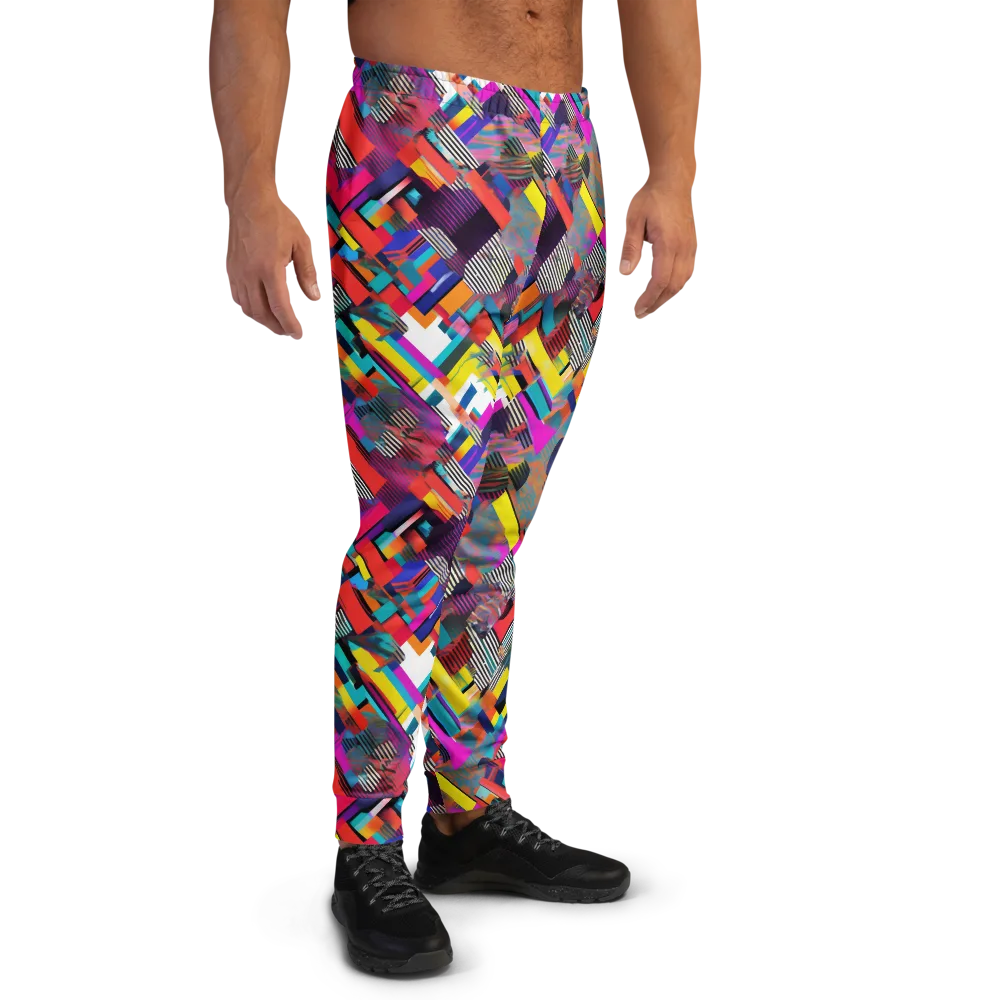 Chromatic Collision on Men's Joggers — Right