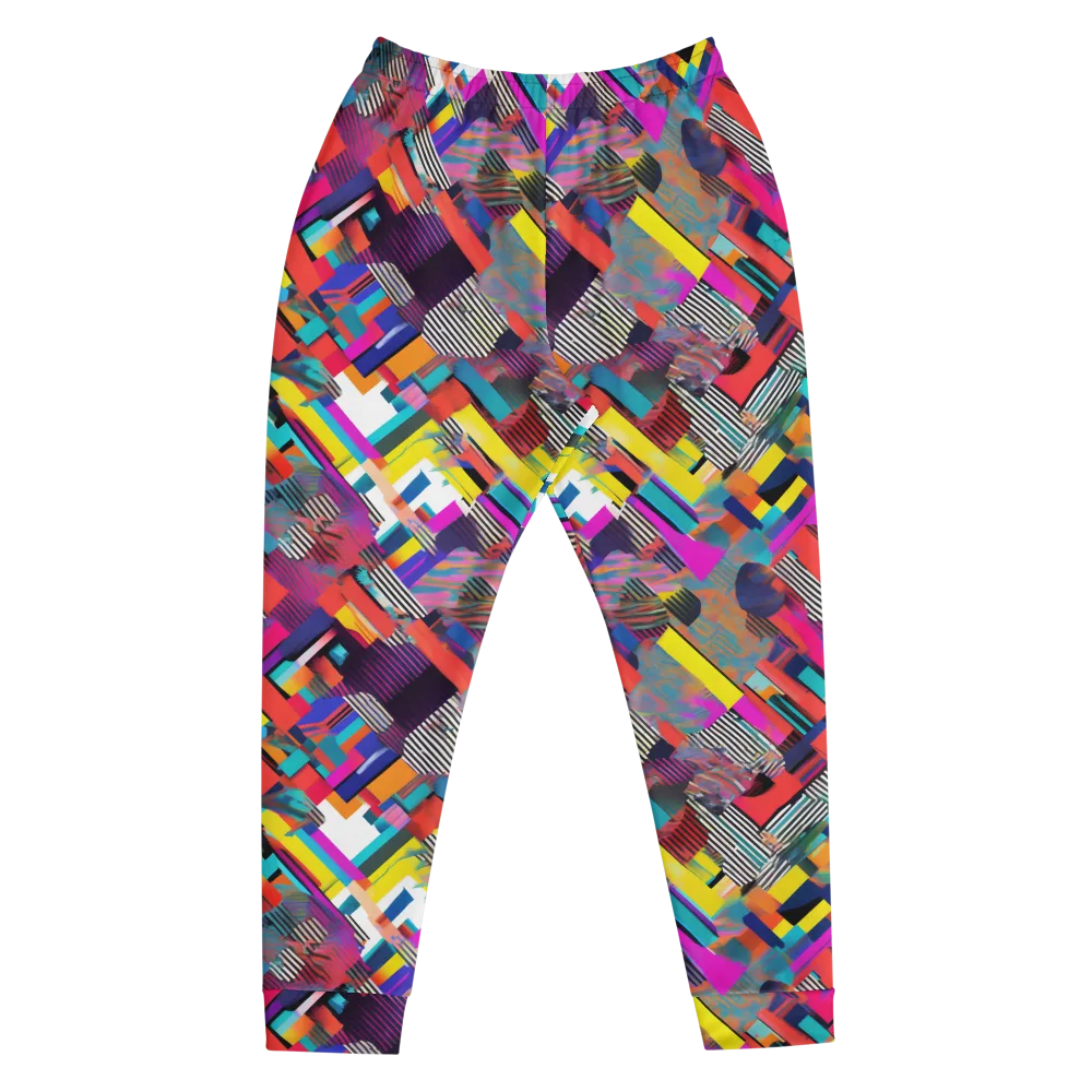 Chromatic Collision on Men's Joggers — Front