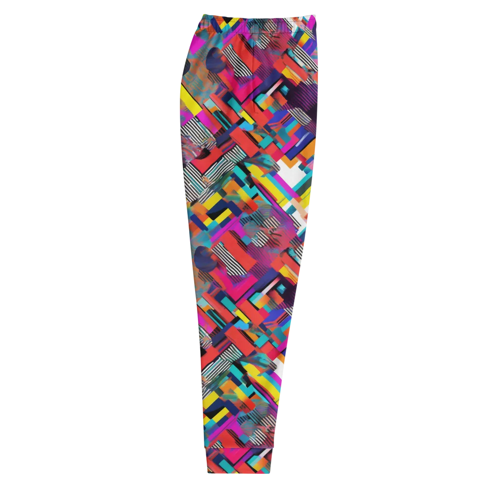 Chromatic Collision on Men's Joggers — Right