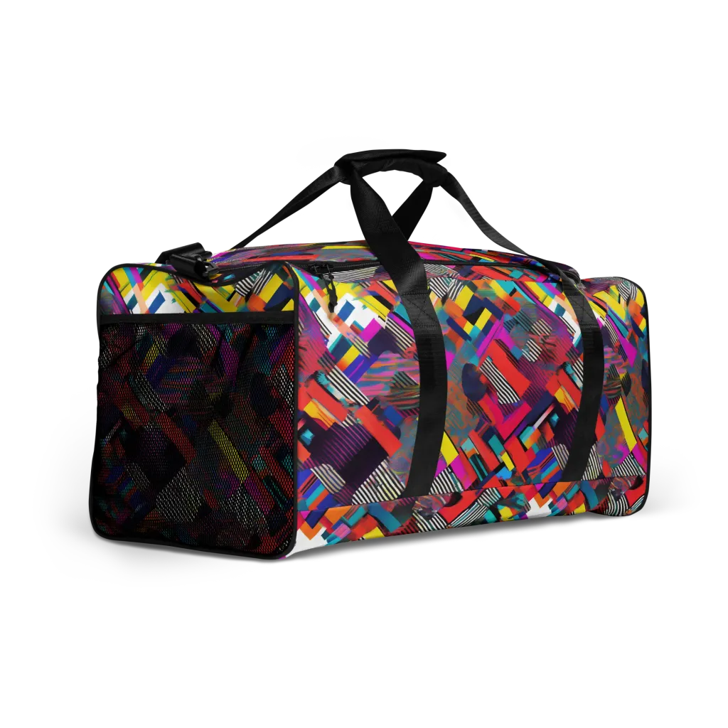 Chromatic Collision on Duffle Bag — Right Front