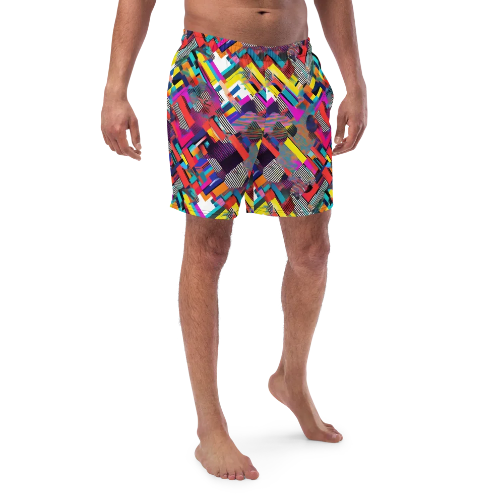 Chromatic Collision on Swim Trunks — Front