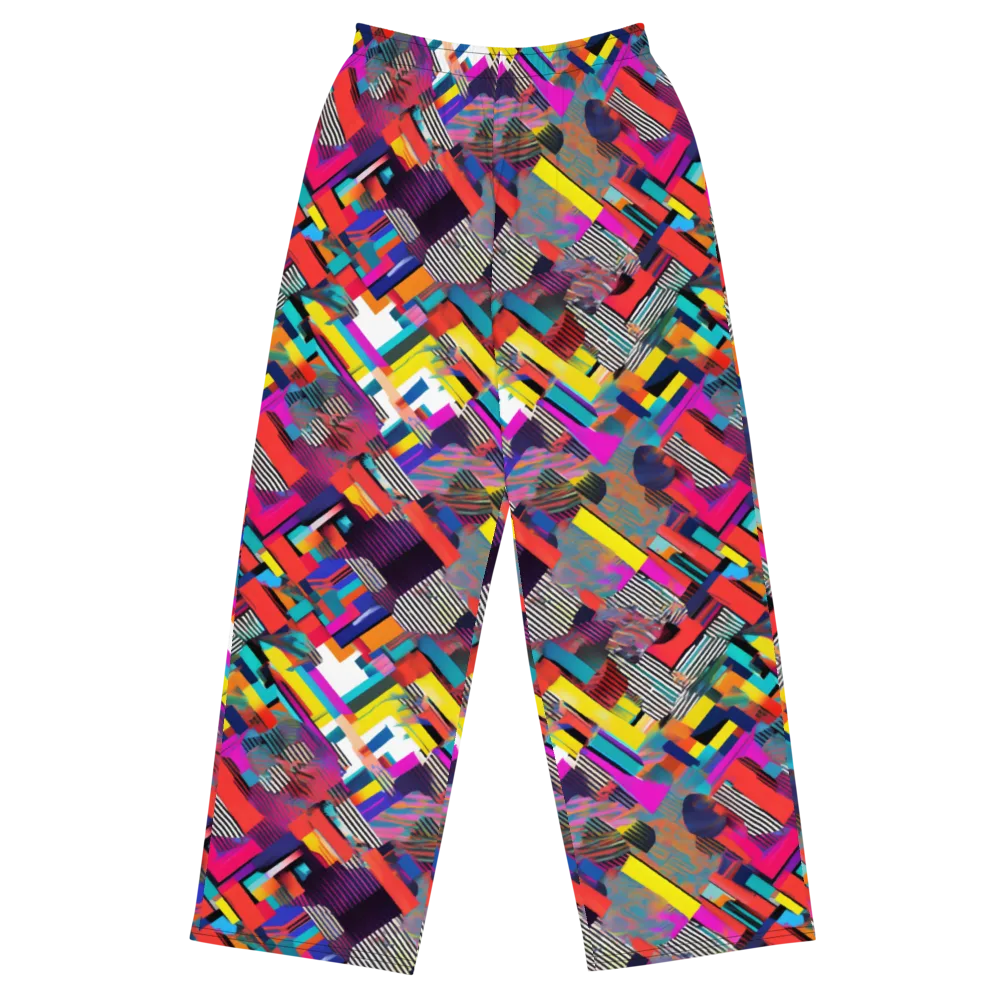 Chromatic Collision on Wide-Leg Pants — Front