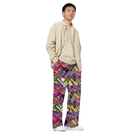 Chromatic Collision on a Wide-Leg Pants