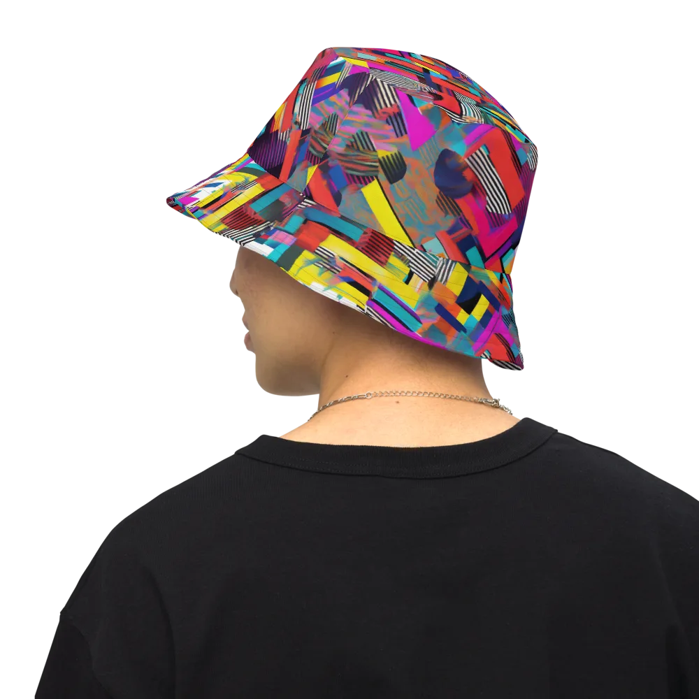 Chromatic Collision on Reversible Bucket Hat — Back Inside