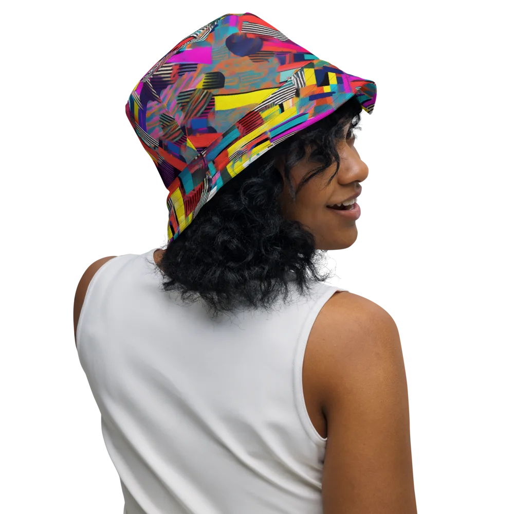 Chromatic Collision on Reversible Bucket Hat — Right Outside