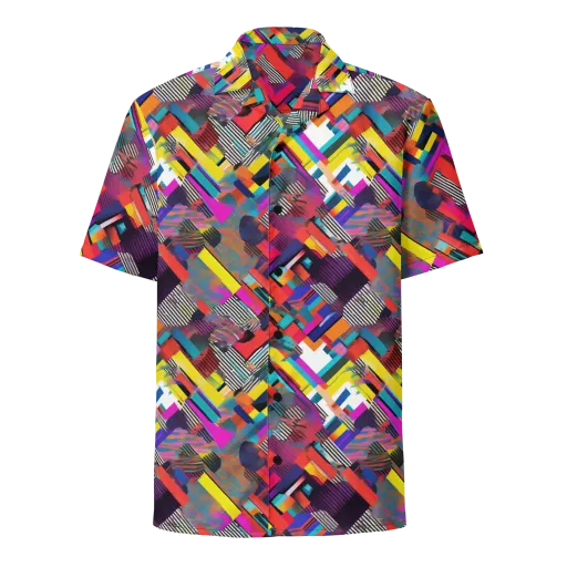 Chromatic Collision on a Button Shirt