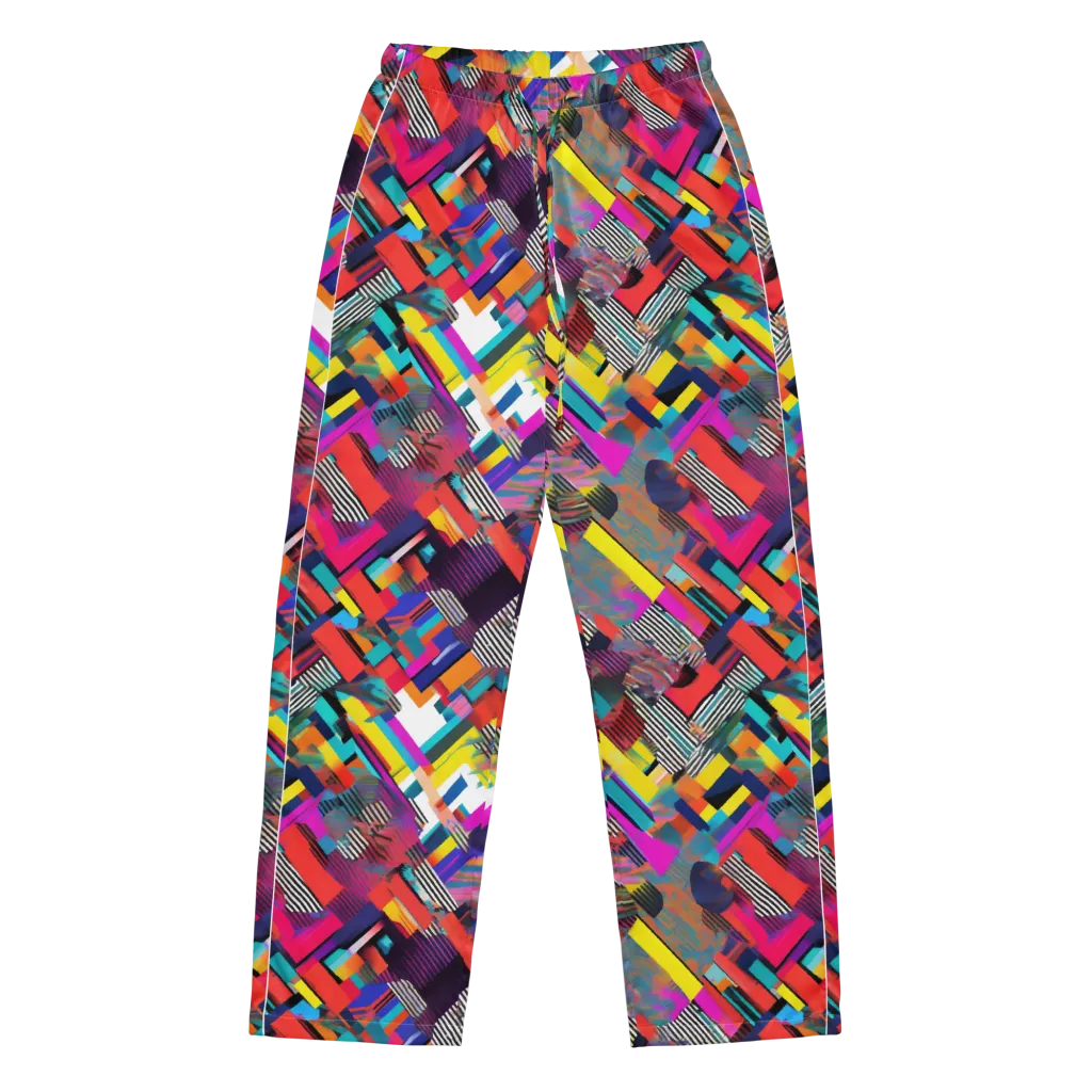 Chromatic Collision on Women's Pajama Pants — Front