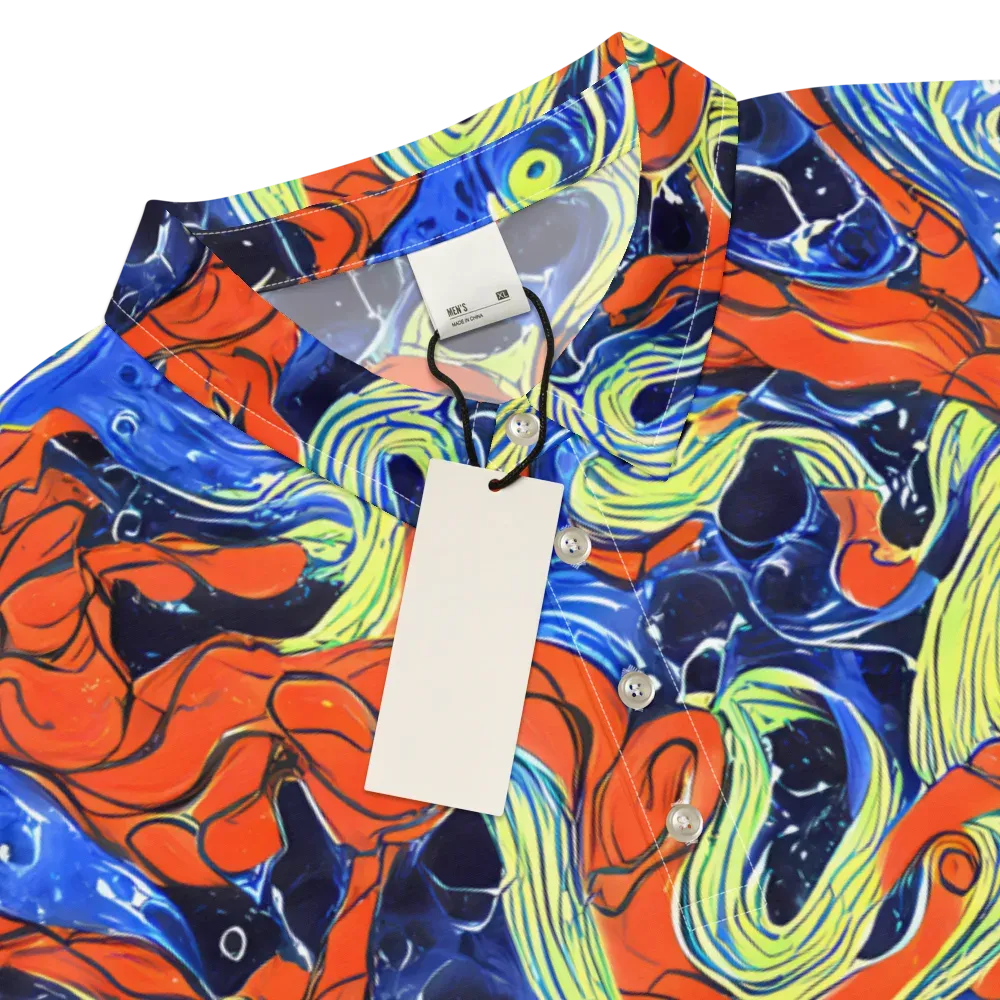 Lava Whirlpool on Men's Slim Fit Polo Shirt — Product details