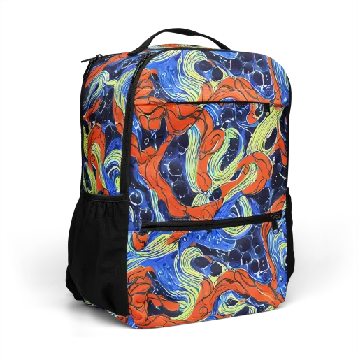 Lava Whirlpool on a Utility Backpack