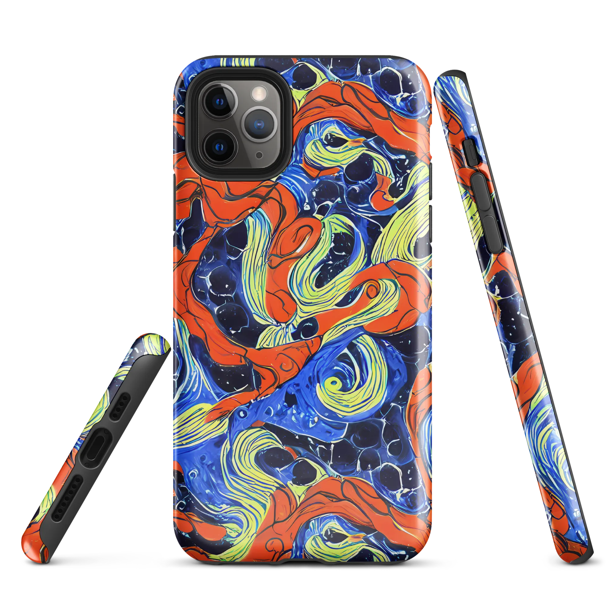 Lava Whirlpool on Tough Case for iPhone® — Front