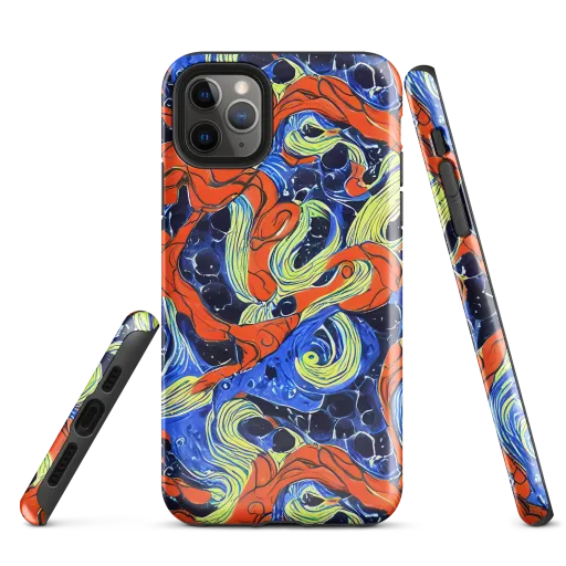 Lava Whirlpool on a Tough Case for iPhone®