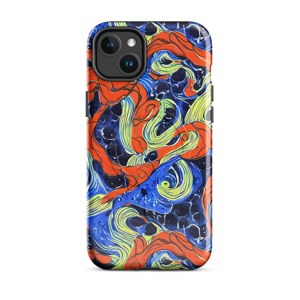 Lava Whirlpool on MagSafe Tough Case for iPhone® — Front