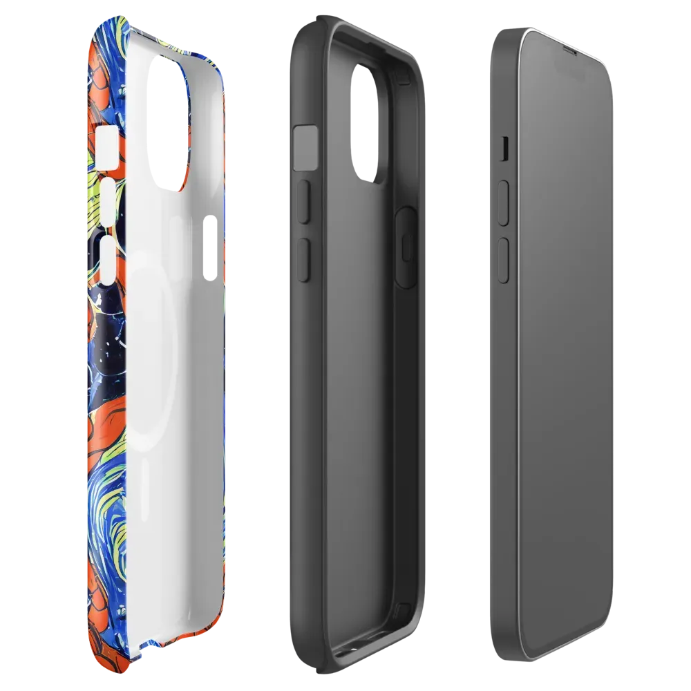 Lava Whirlpool on MagSafe Tough Case for iPhone® — Front