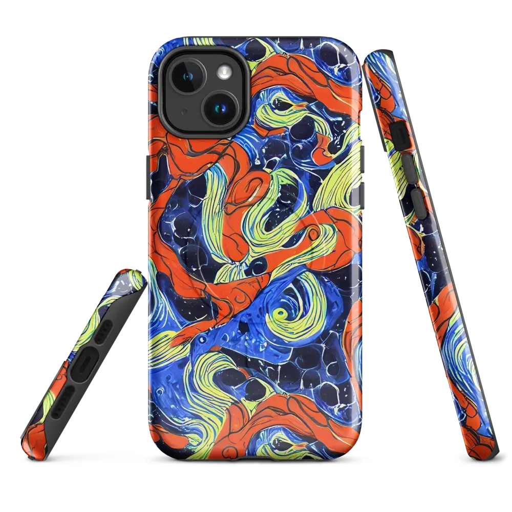 Lava Whirlpool on MagSafe Tough Case for iPhone® — Front