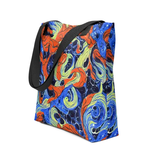 Lava Whirlpool on a Tote Bag