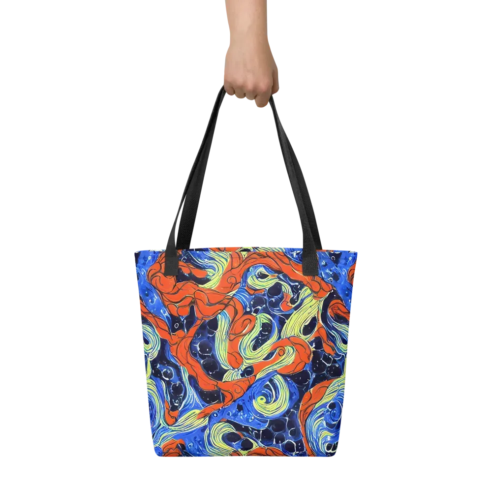 Lava Whirlpool on Tote Bag — Front