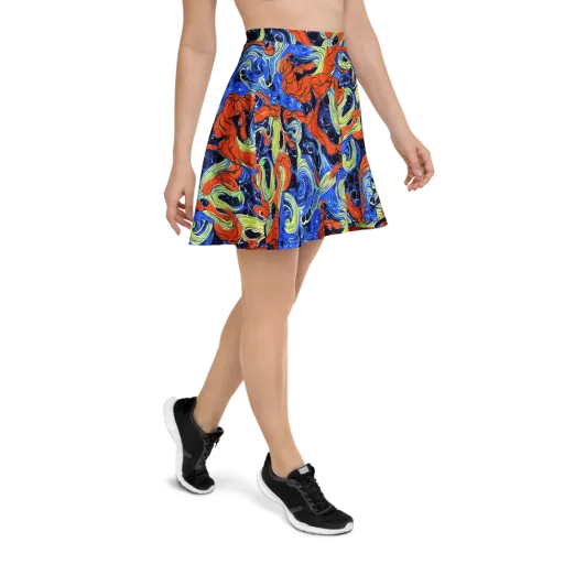 Lava Whirlpool on a Skater Skirt