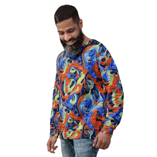 Lava Whirlpool on a Sweatshirt