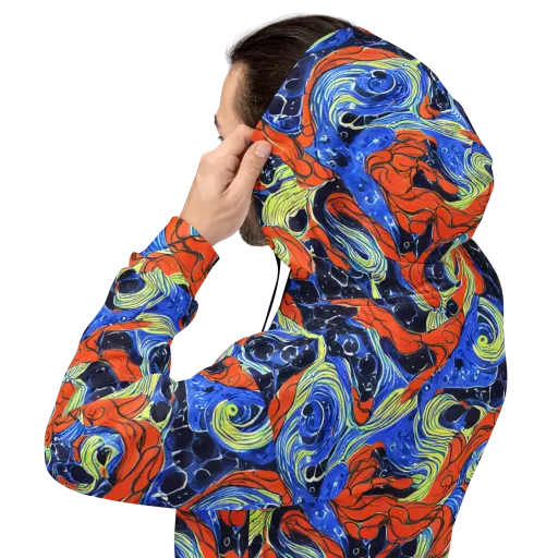 Lava Whirlpool on a Hoodie
